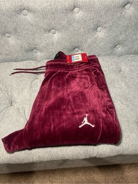 Jordan Rare Jordan Velour Tracksuit Jacket + Pants with White Jumpman